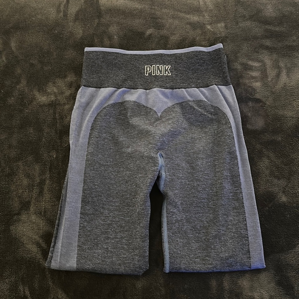 Blue Pink Seamless Leggings
